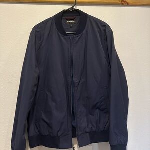 Bonobos Men's Deep Blue Bomber Jacket